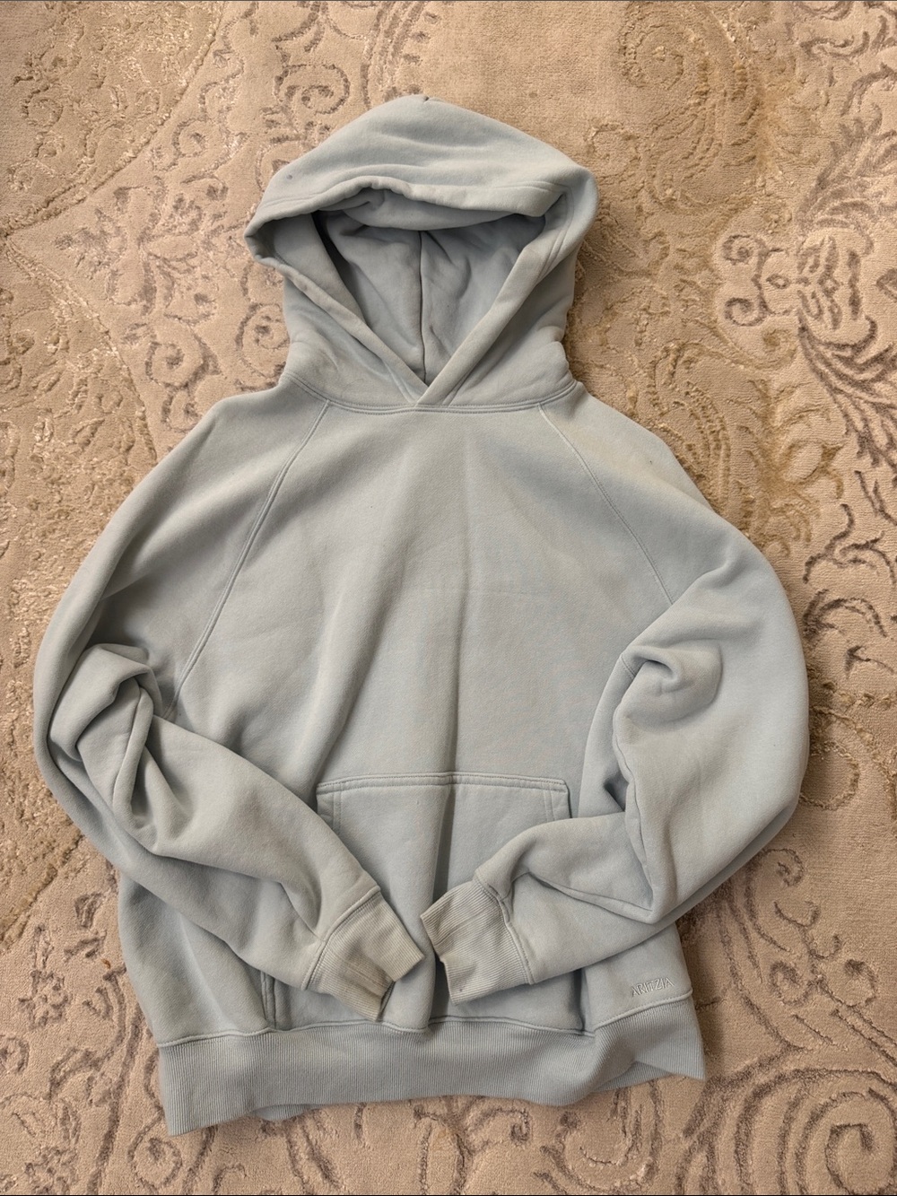 Aritzia woman’s light Blue Mega Hoodie